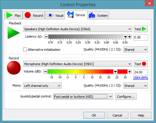 Control Properties